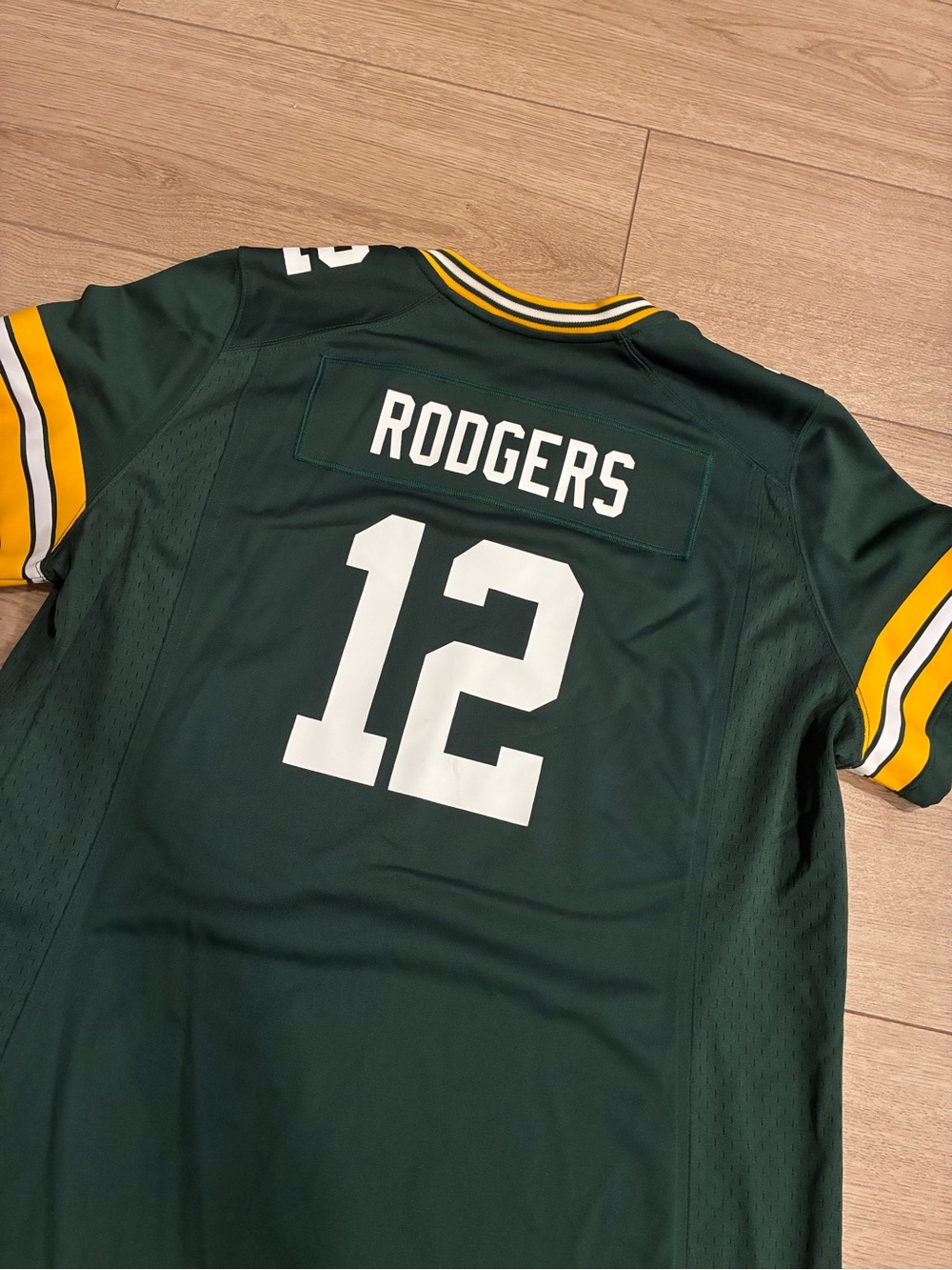 Nike Boys On Field Aaron Rodgers Green Bay Packers Football Jersey Size XL